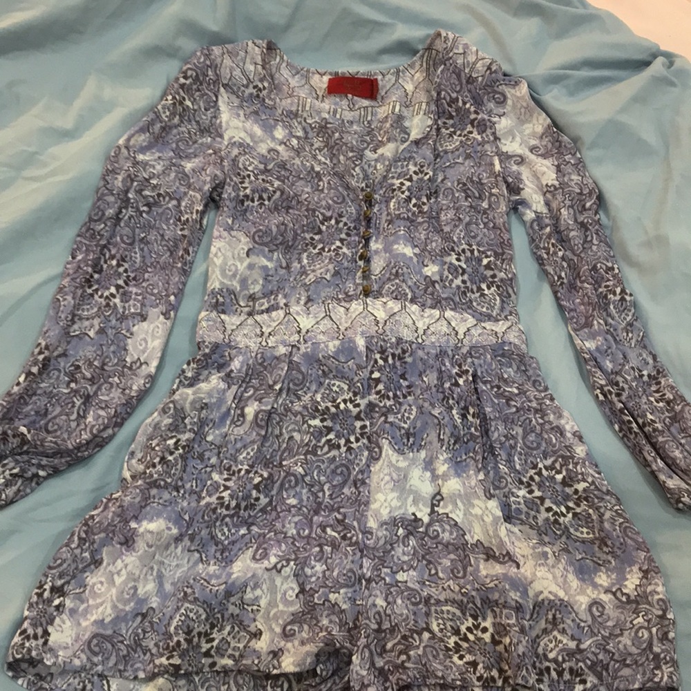 Tigerlily blue romper 4